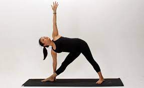 triangle pose