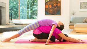 partner child yoga pose for 2, partner yoga, 10 easy yoga poses for two